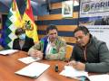 EL FNDR FINANCIA Bs. 8,8 MILLONES A OMERQUE PARA ALCANTARILLADO, MAQUINARIA Y CONSTRUCCIÓN DE UNA REPRESA